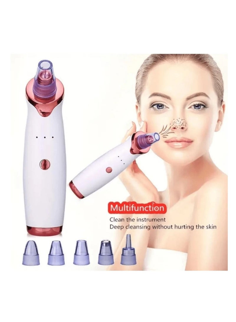 Electric Facial Blackhead Remover Vacuum Pore Cleaner Black Stains Removal Face Nose Deep Cleaning Tools