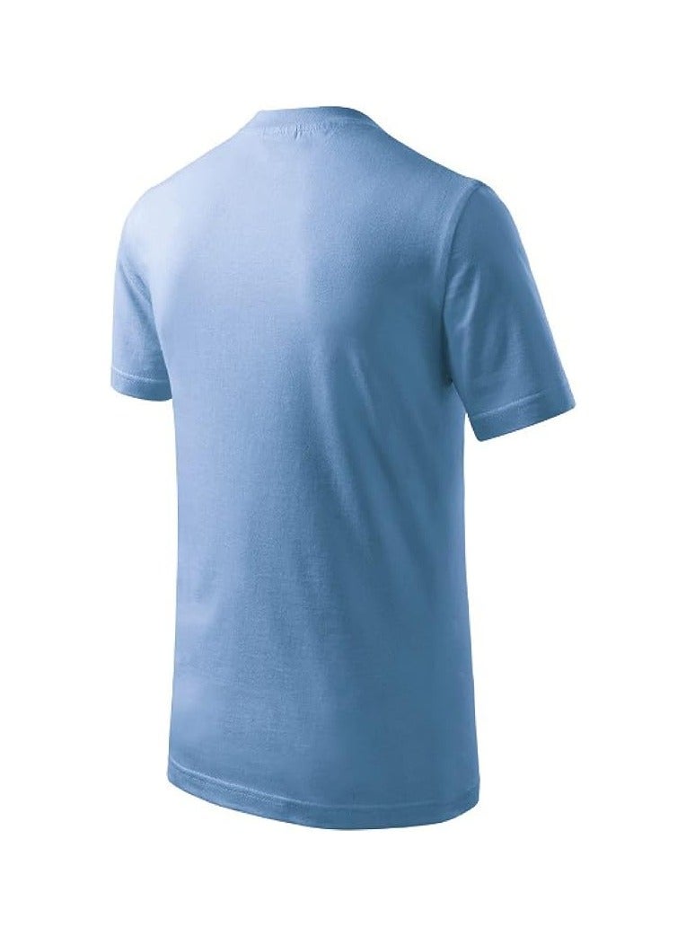 10 pcs Adult Round Neck Combed Men's T Shirt 190 GSM Pure Cotton Basic Colors