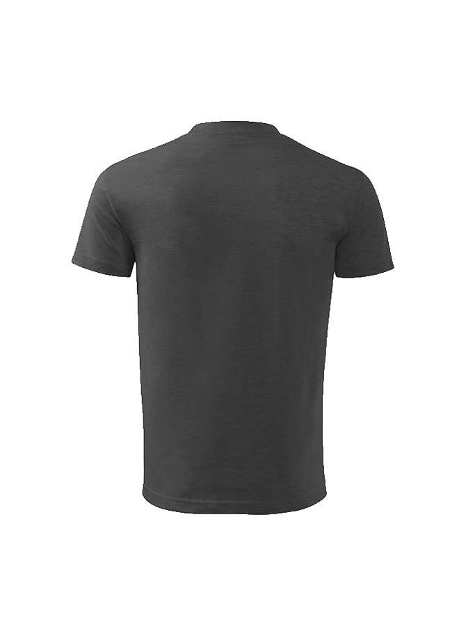 10 pcs Adult Round Neck Combed Men's T Shirt 190 GSM Pure Cotton Basic Colors