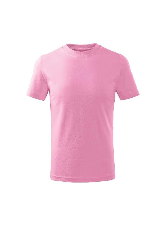 10 pcs Adult Round Neck Combed Men's T Shirt 190 GSM Pure Cotton Basic Colors