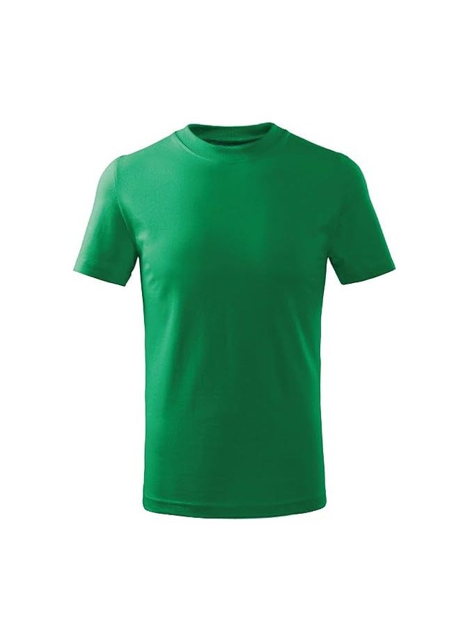 10 pcs Adult Round Neck Combed Men's T Shirt 190 GSM Pure Cotton Basic Colors