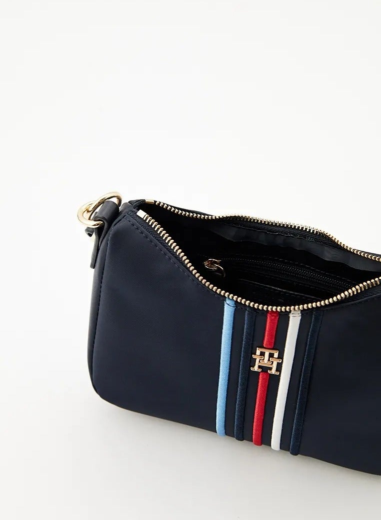 Tommy Hilfiger Plus Solid Poppy Shoulder Bag
