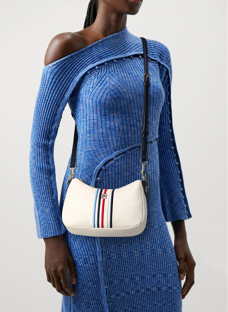 Tommy Hilfiger Plus Solid Poppy Shoulder Bag