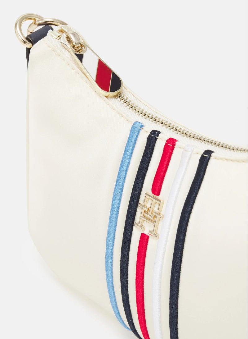 Tommy Hilfiger Plus Solid Poppy Shoulder Bag