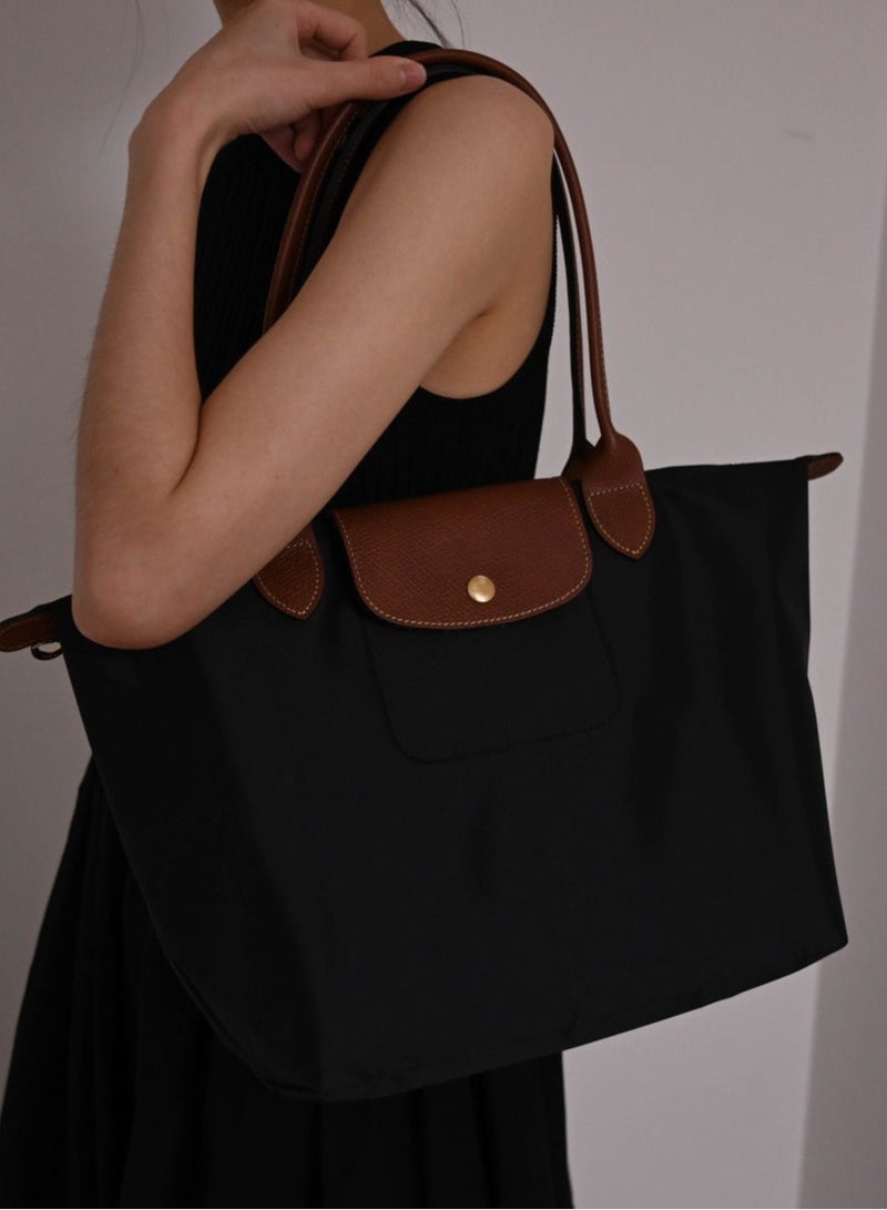 Women's Classic Fashion Versatile Large Handbag, Shopping Bag, Shoulder Bag, Handbag Black