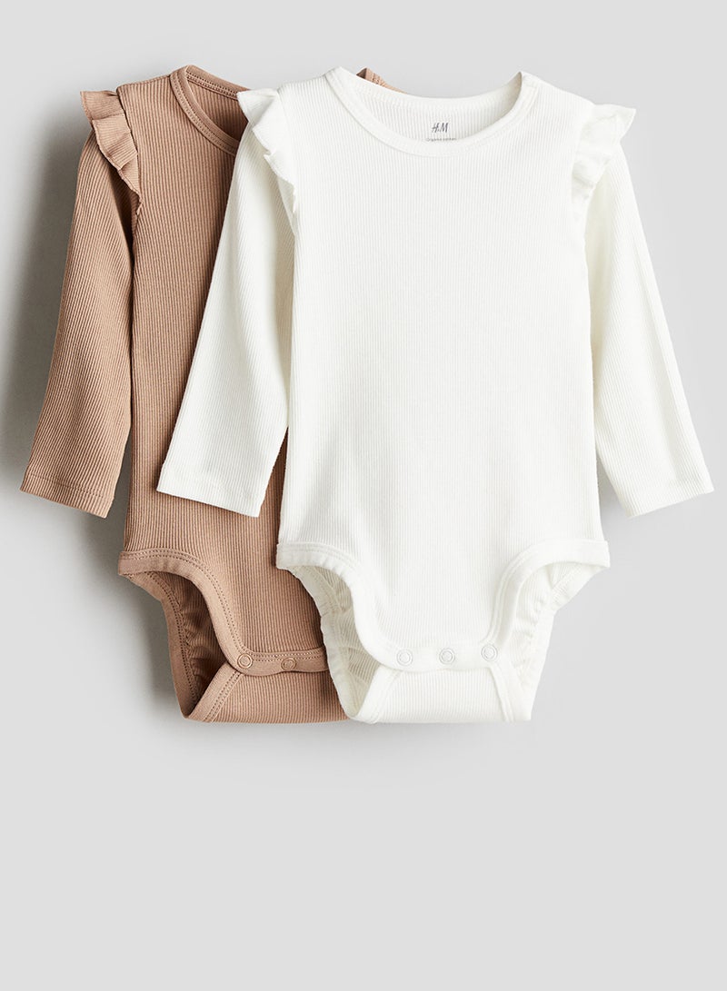 2-Pack Long-Sleeved Bodysuits