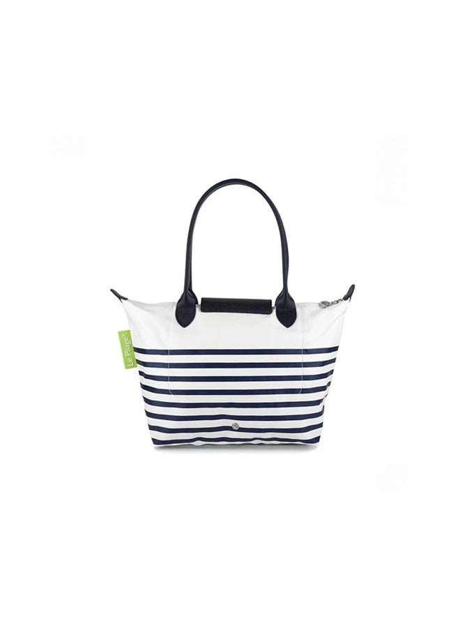 Women's classic fashion versatile large handbag, shopping bag, shoulder bag, handbag stripe