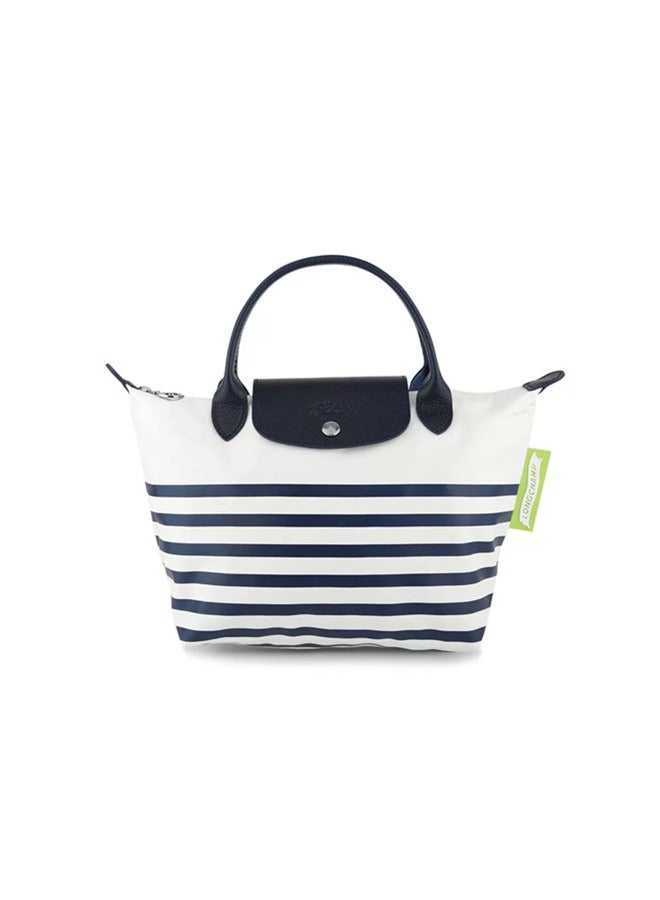 Women's classic fashion versatile large handbag, shopping bag, shoulder bag, handbag stripe