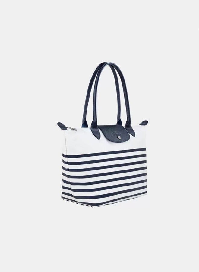 Women's classic fashion versatile large handbag, shopping bag, shoulder bag, handbag stripe