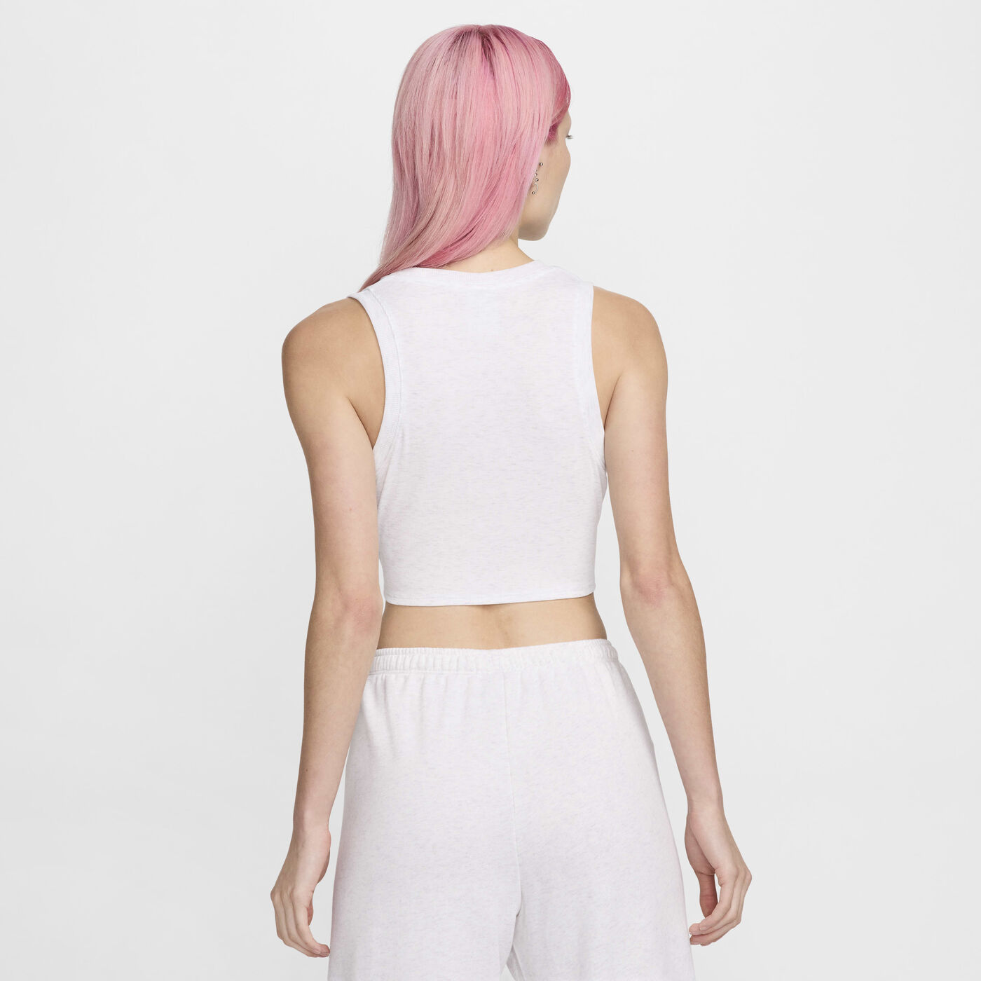 Women's Sportswear Chill Tight Cropped Mini-Rib Tank Top