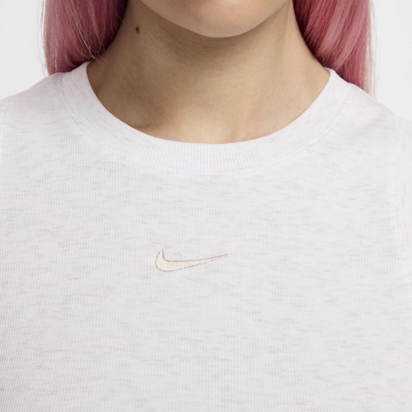 Women's Sportswear Chill Tight Cropped Mini-Rib Tank Top