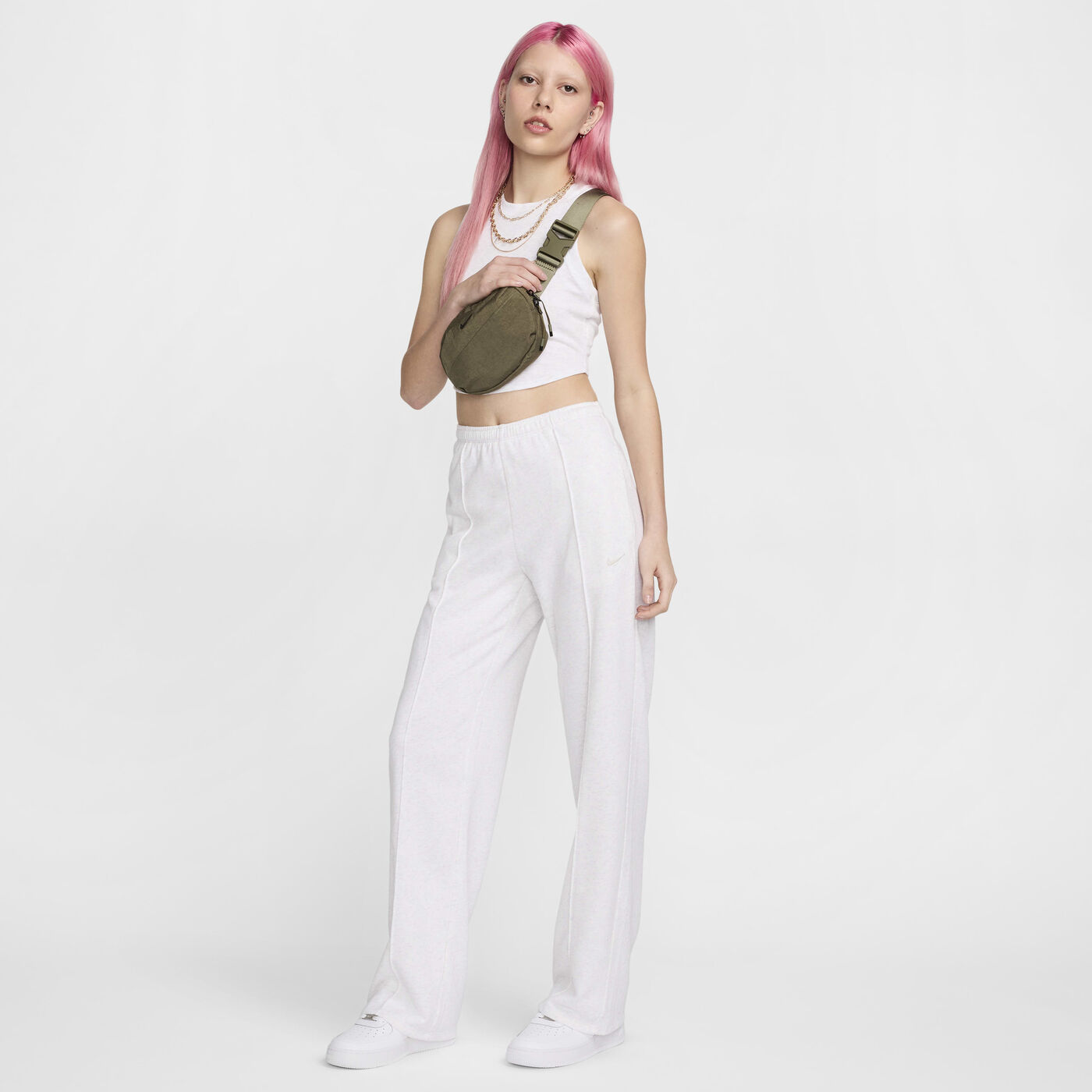 Women's Sportswear Chill Tight Cropped Mini-Rib Tank Top