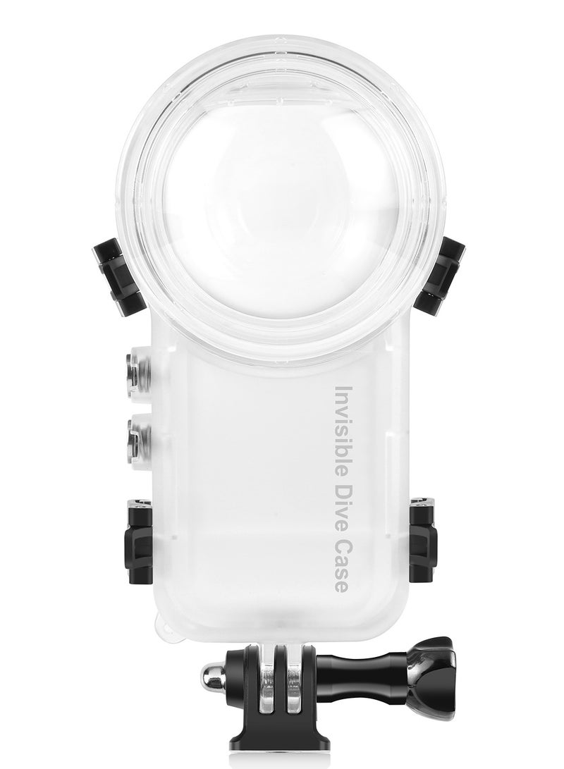 For Insta360 X3 Invisible Dive Case 50m Waterproof Sealed Case (Transparent)