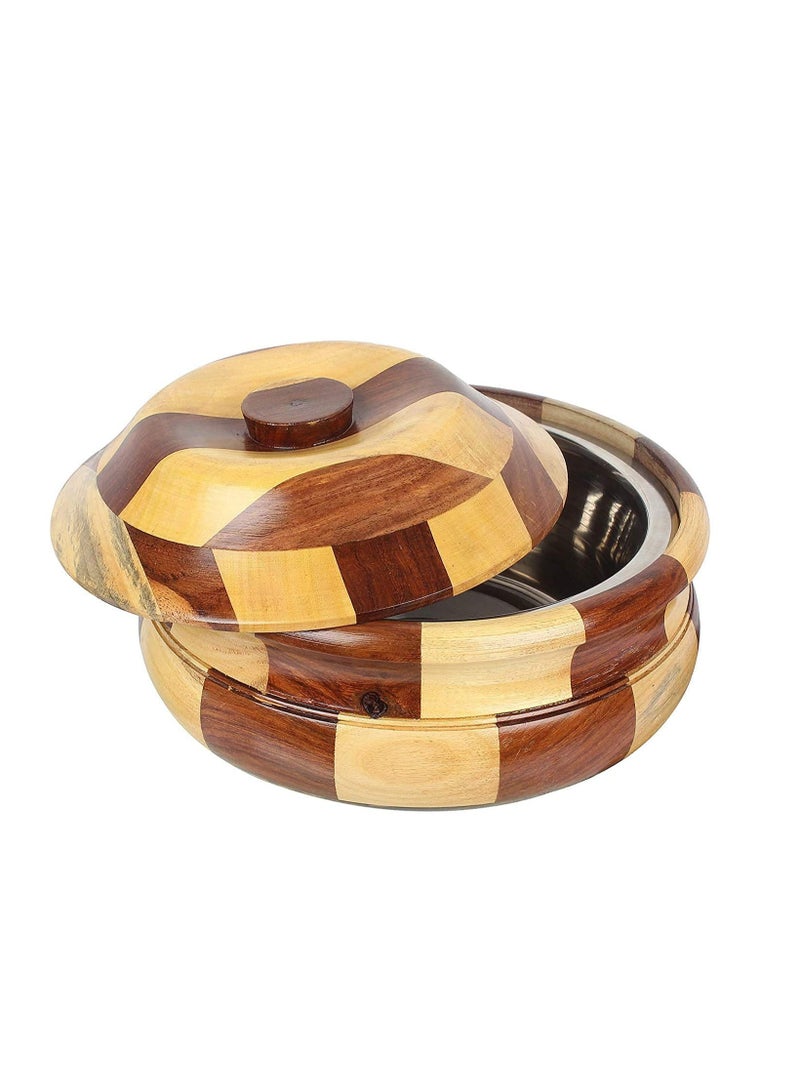 Wooden Hot and Cold Food Storage Casserole