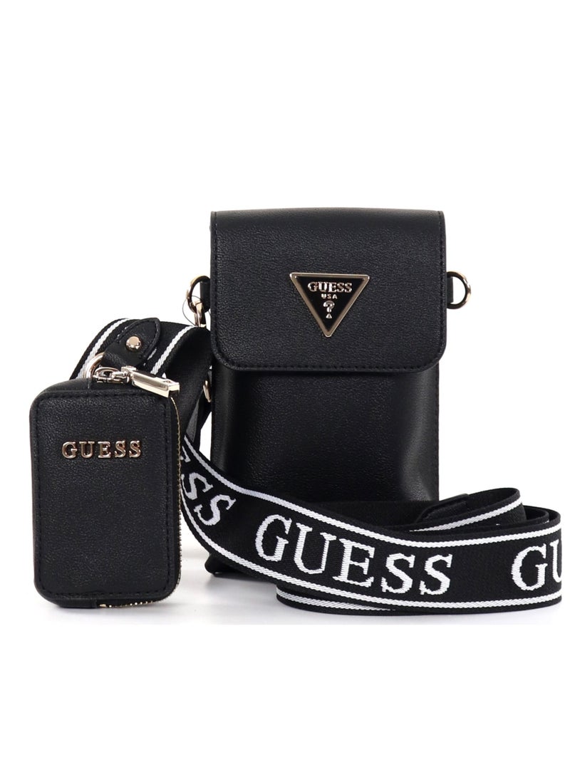 Guess Bag Latona Flip Chit chat black