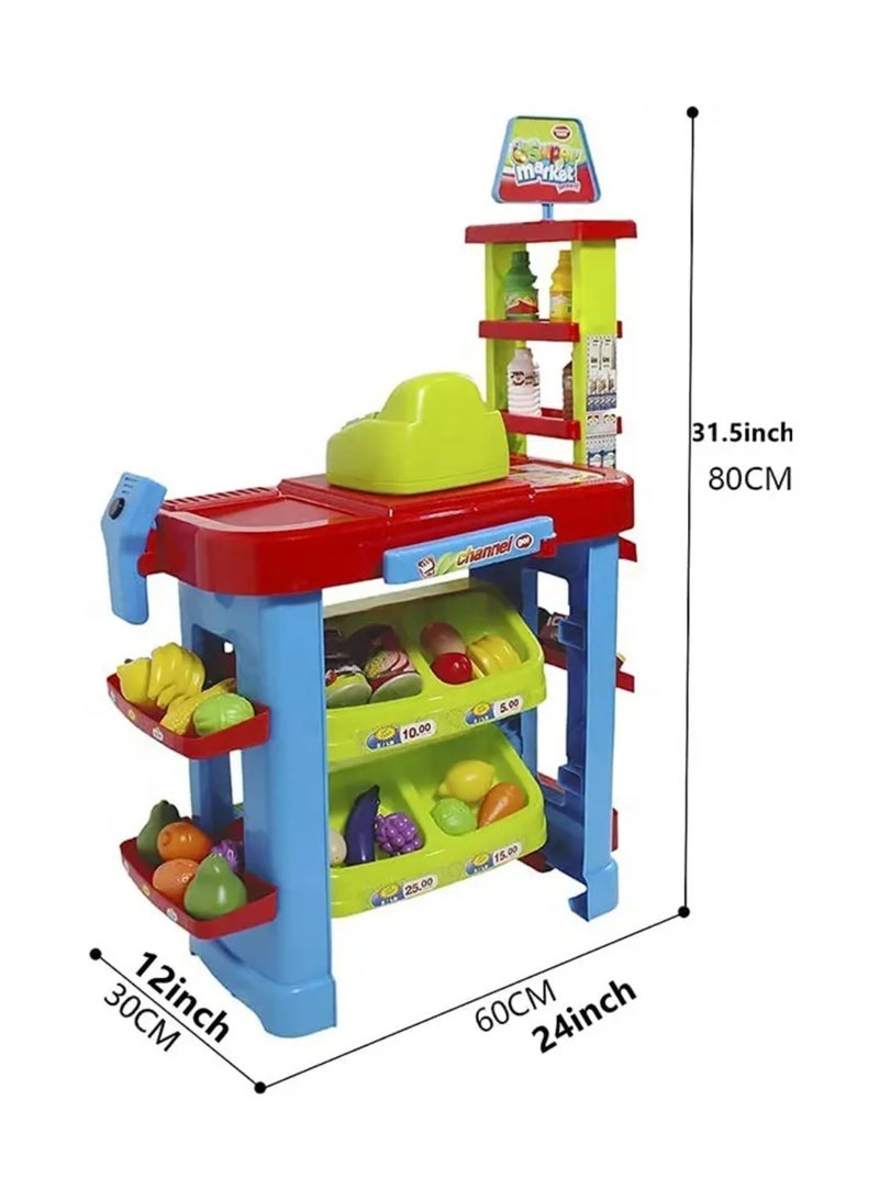 shopping cart pretend play game set is a fantastic way for kids to engage in imaginative play while learning about shopping and money management!