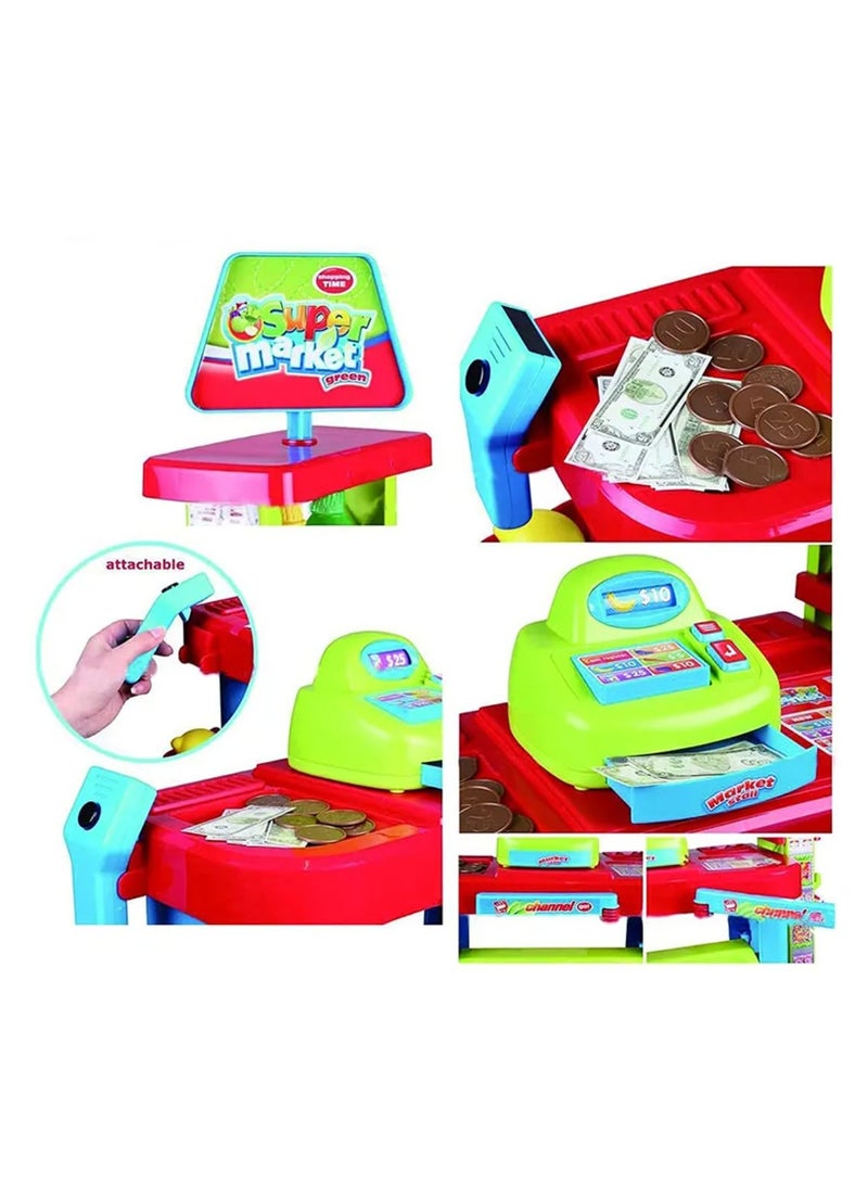 shopping cart pretend play game set is a fantastic way for kids to engage in imaginative play while learning about shopping and money management!