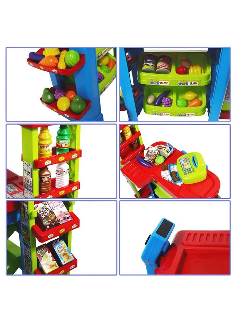 shopping cart pretend play game set is a fantastic way for kids to engage in imaginative play while learning about shopping and money management!