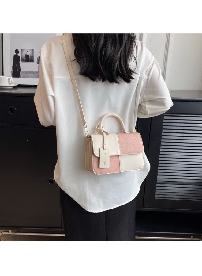 Women's Designer Contrasting Shoulder Bag, Ladies Fashionable and Trendy Tote Bag Handbag Clutch Bag Carrying Bag, High-end Texture Small Square Bag Crossbody Bag Sling Bag Side Bag