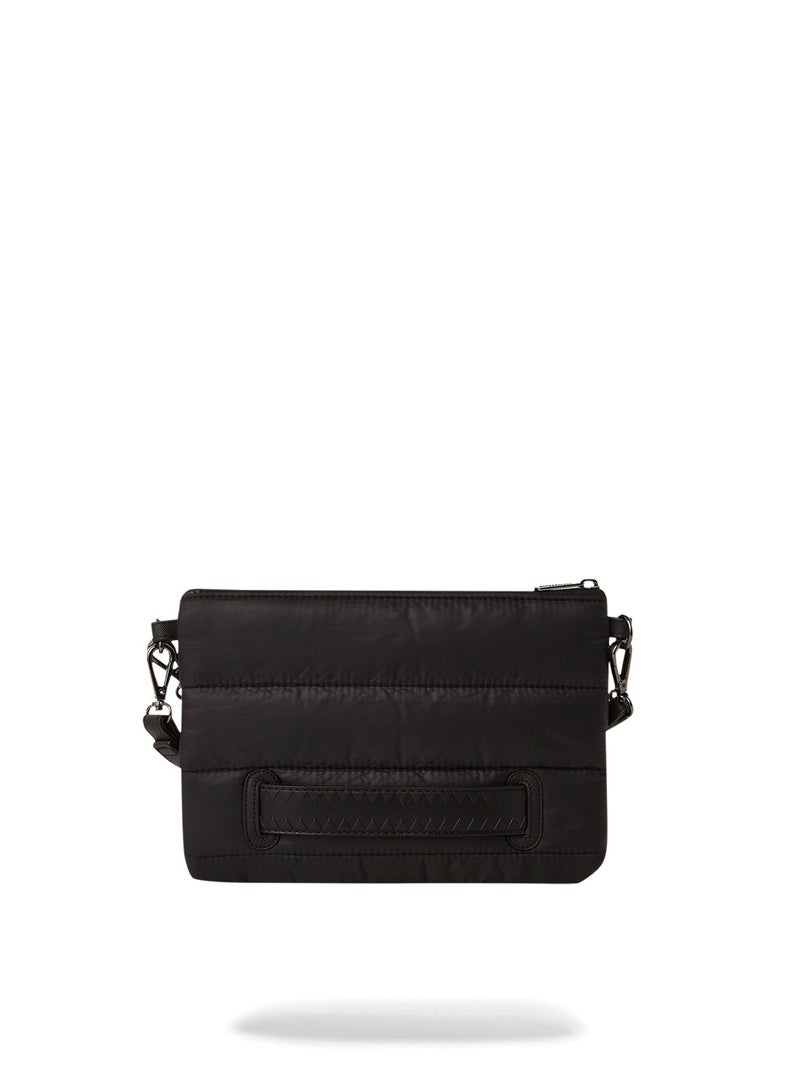 BLACK PUFFER CLUTCH