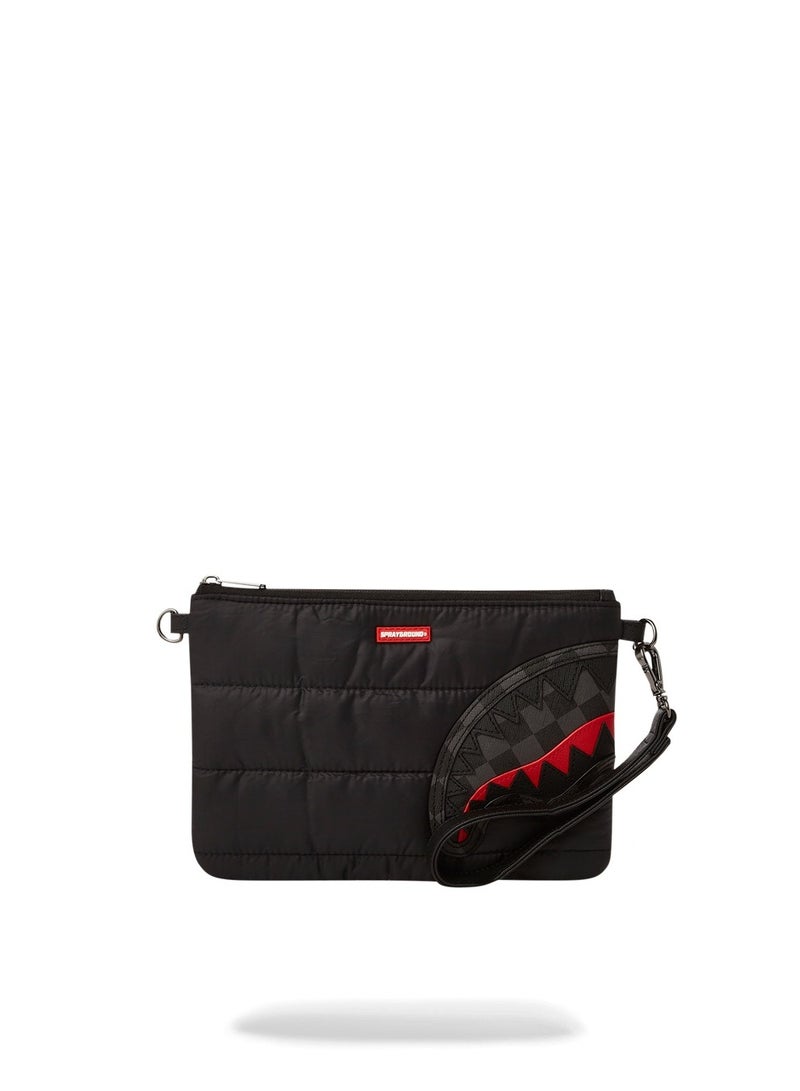 BLACK PUFFER CLUTCH
