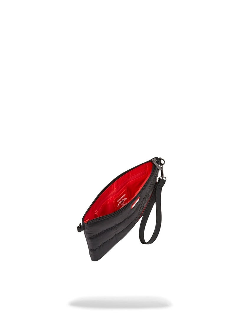 BLACK PUFFER CLUTCH