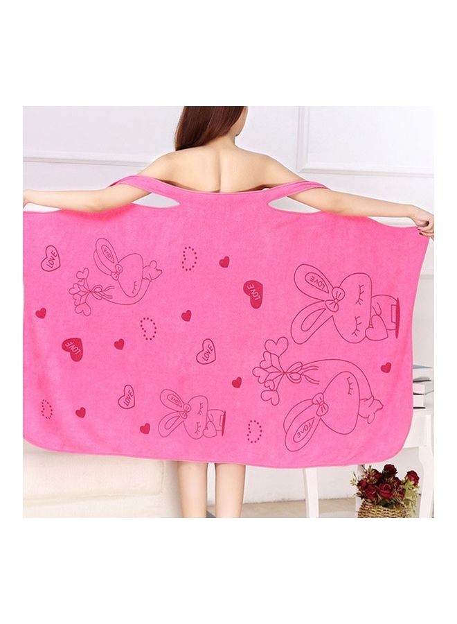 Fast Drying Magic Bath Towel Pink 10X10X10cm