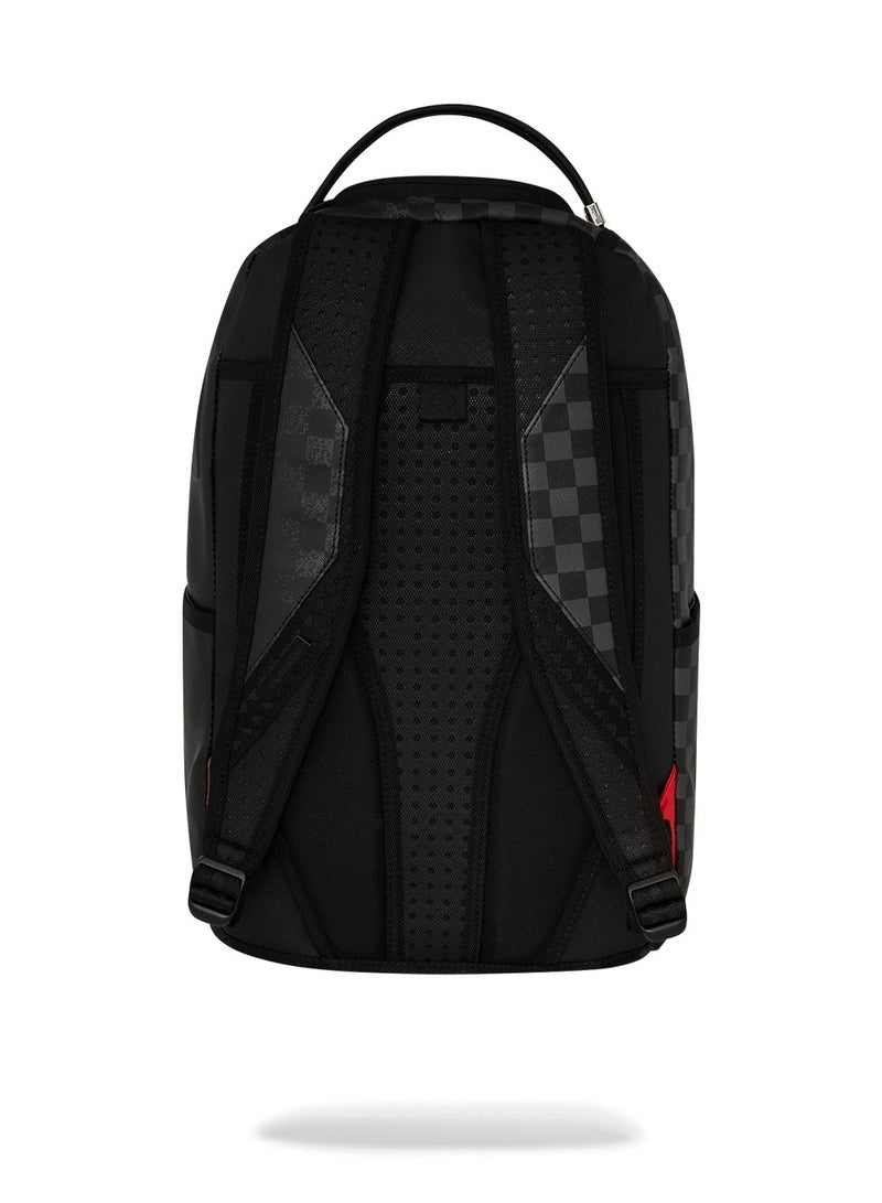 SPRAY SPRITZ GREY CHECK BLACK DLXSV BACKPACK