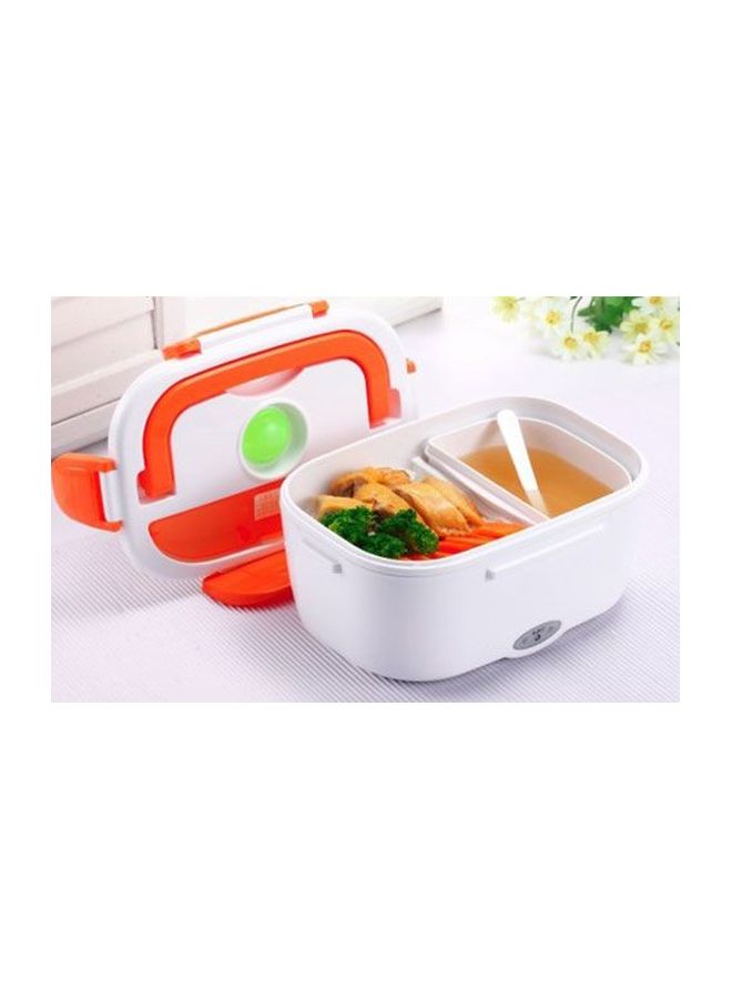 Electric Lunch Box White/Pink 22x15x10cm