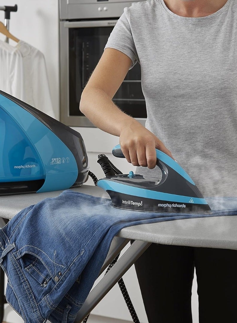 Steam Generator Iron 1.6L 3000W Auto clean Technology, Blue, 332103