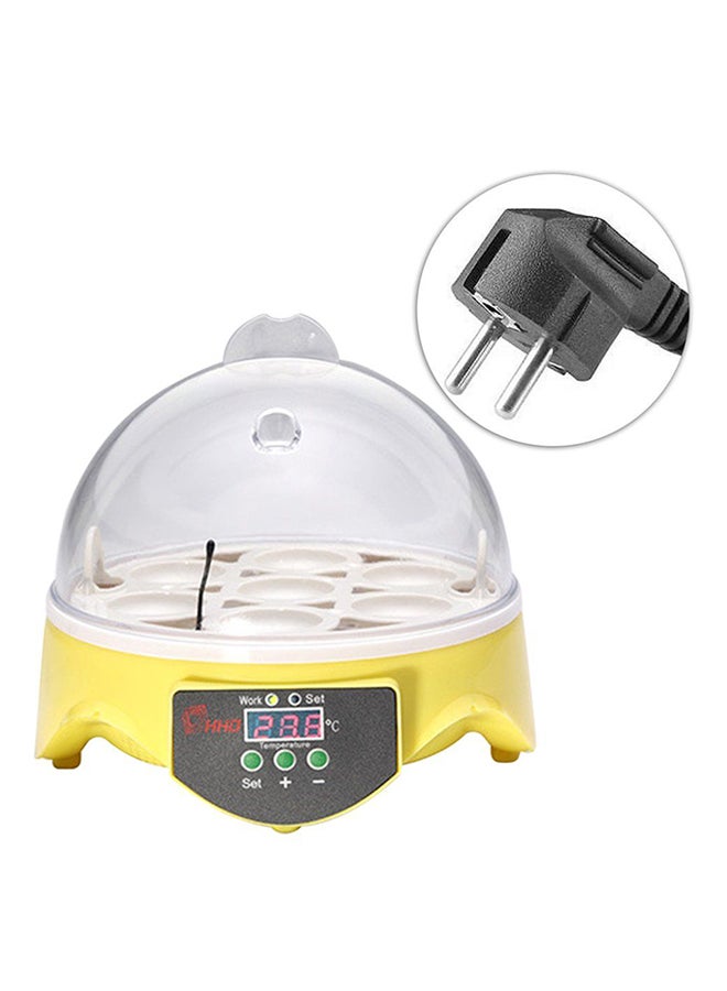 7 Eggs Automatic Turning Incubator ZM436701 Yellow