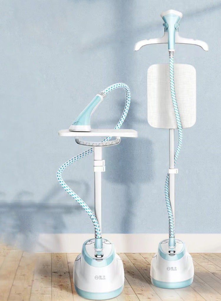 Garment Steamer with Detachable water Tank Adjustable Telescopic Pole & 35g/min Steam Flow 1.8 L 1800 W Light Green