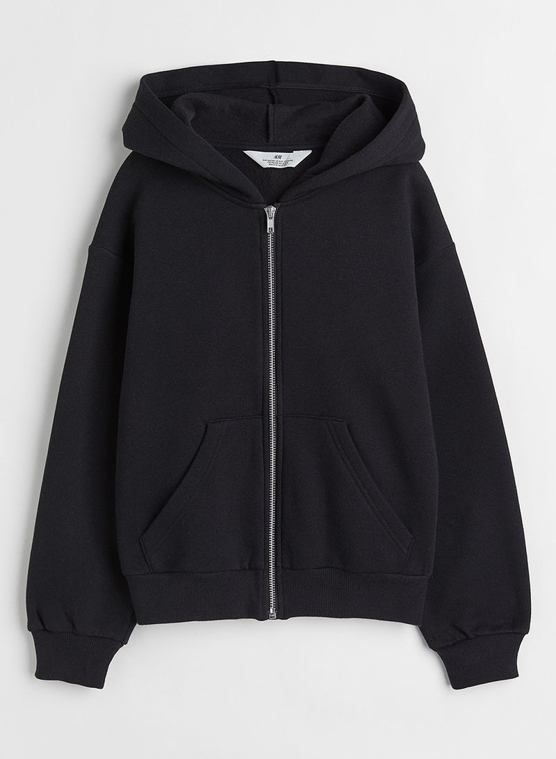 Oversized Zip-Through Hoodie