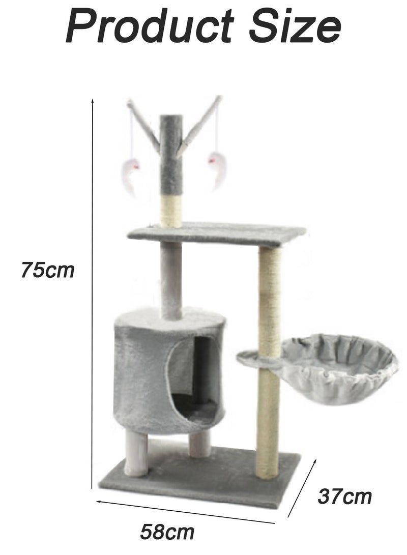 Cat Climbing Frame Cat Tower Cat Tree Kittens Activity Center Condo