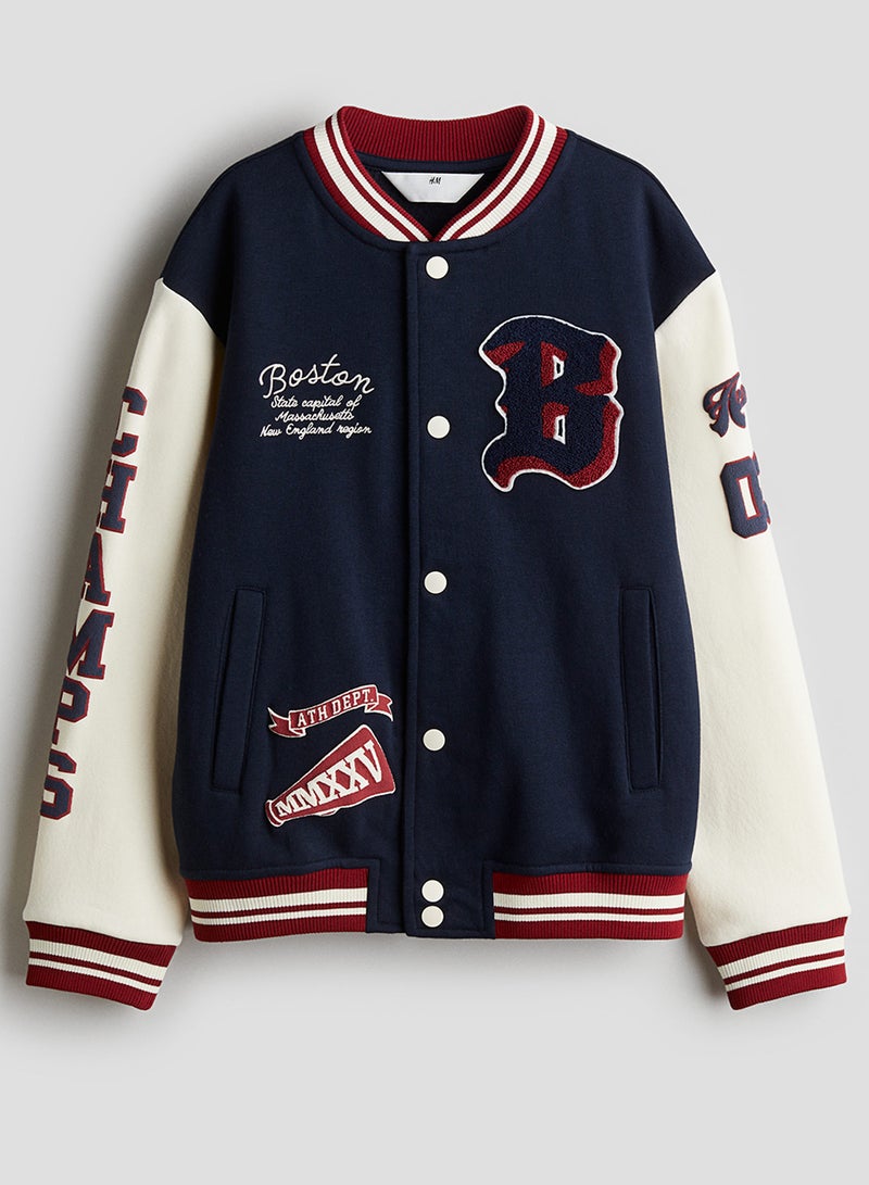 Sweatshirt Baseball Jacket