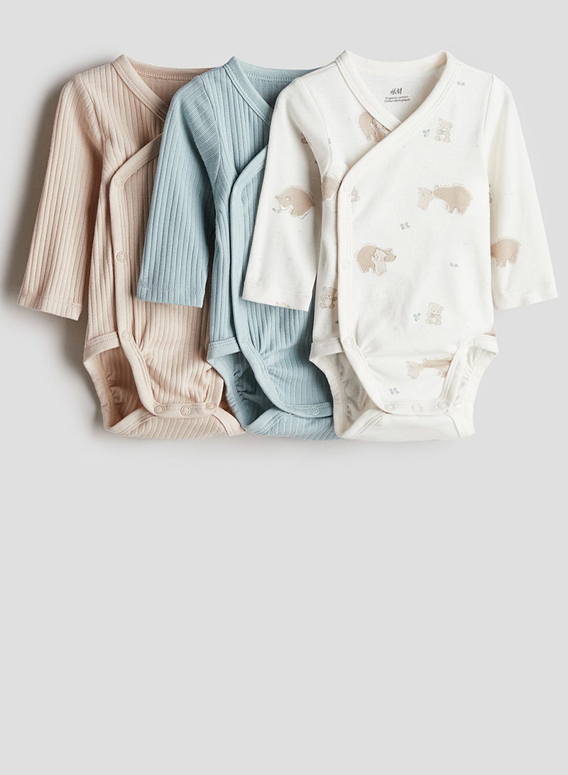 3-Pack Wrapover Bodysuits