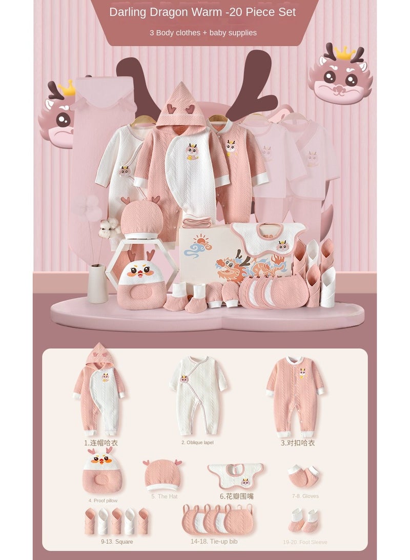 Newborn Baby Gifts Set Newborn Layette Gifts Set Baby Girl  Gifts Premium Cotton Baby Clothes Accessories Set