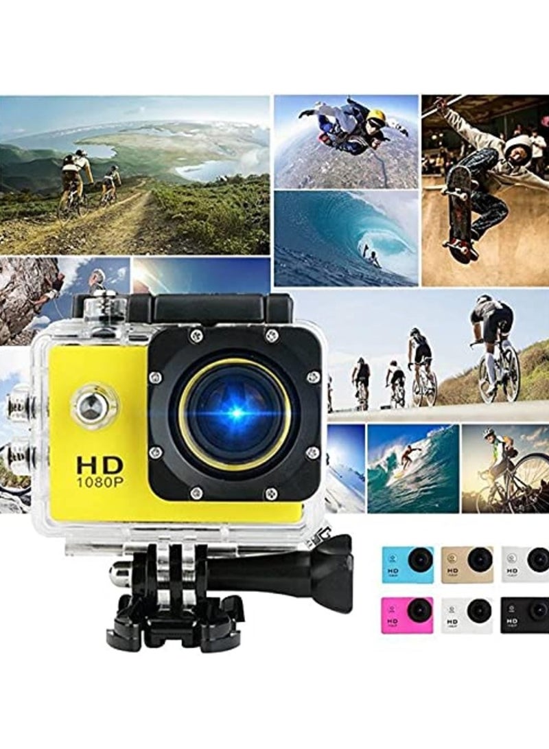 Sport Action Camera 2 inch LCD Screen 16 MP Full HD 1080P