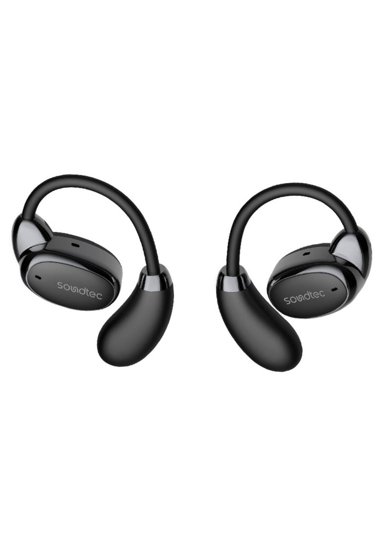 Soundtec Aero Tune Open Wearable Earbuds - Black