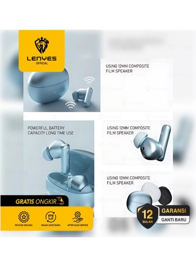 Lenyes Air100 Milano Active Noise Cancelling Wireless Earbuds - Bluetooth 5.3 - Premium Sound Quality
