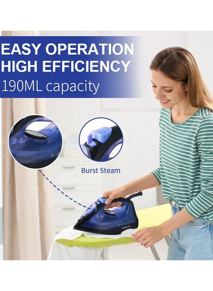 Sokany 11004 High Quality Seller Hand Held Electric Steam Iron Steamer