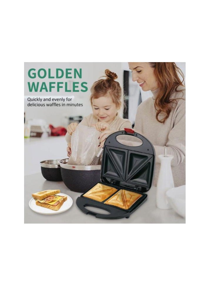 Electric Sandwich Maker 1400W, Non-Stick Grill Plates, Dual-Side Heating, Portable Panini Press with Temperature Control, Perfect for Toasted Sandwiches, Grilled Cheese, and Breakfast Snacks