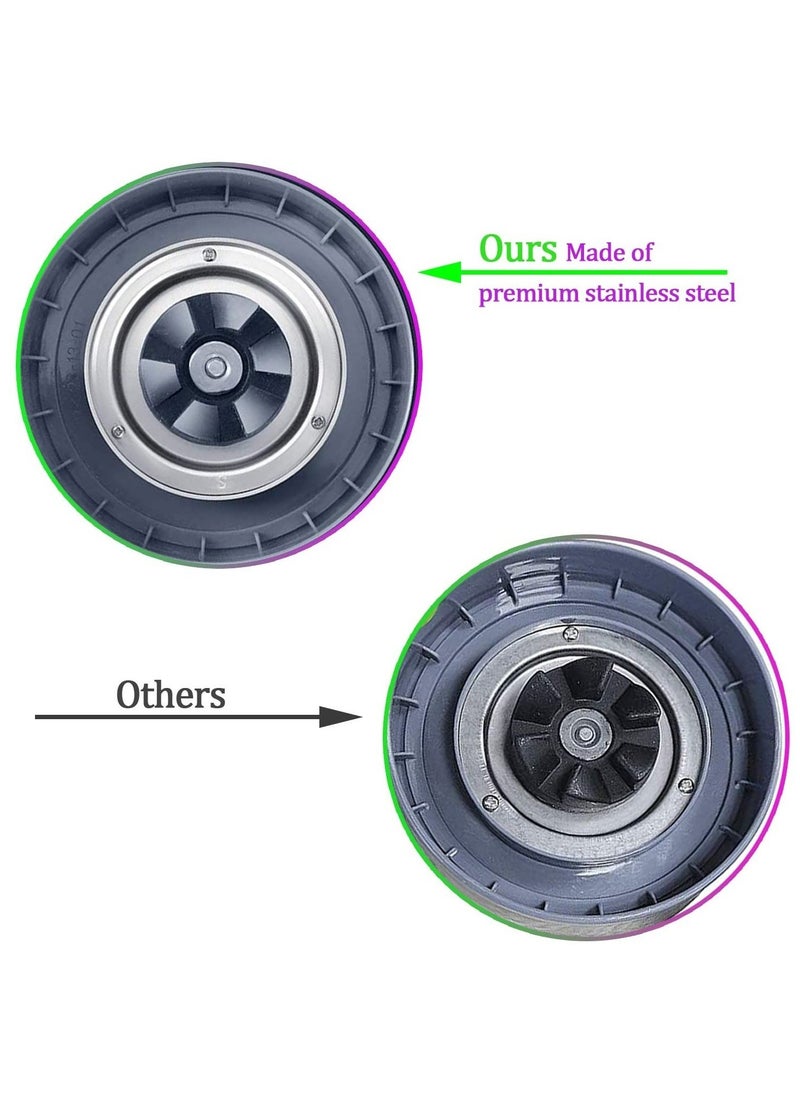 UPGRADE Blender Blade Replacement Stainless Steel Replacement Parts and Accessories with Extractor Blade Gasket and Gear for Nutribullet 600W 900W Blender 8 Piece