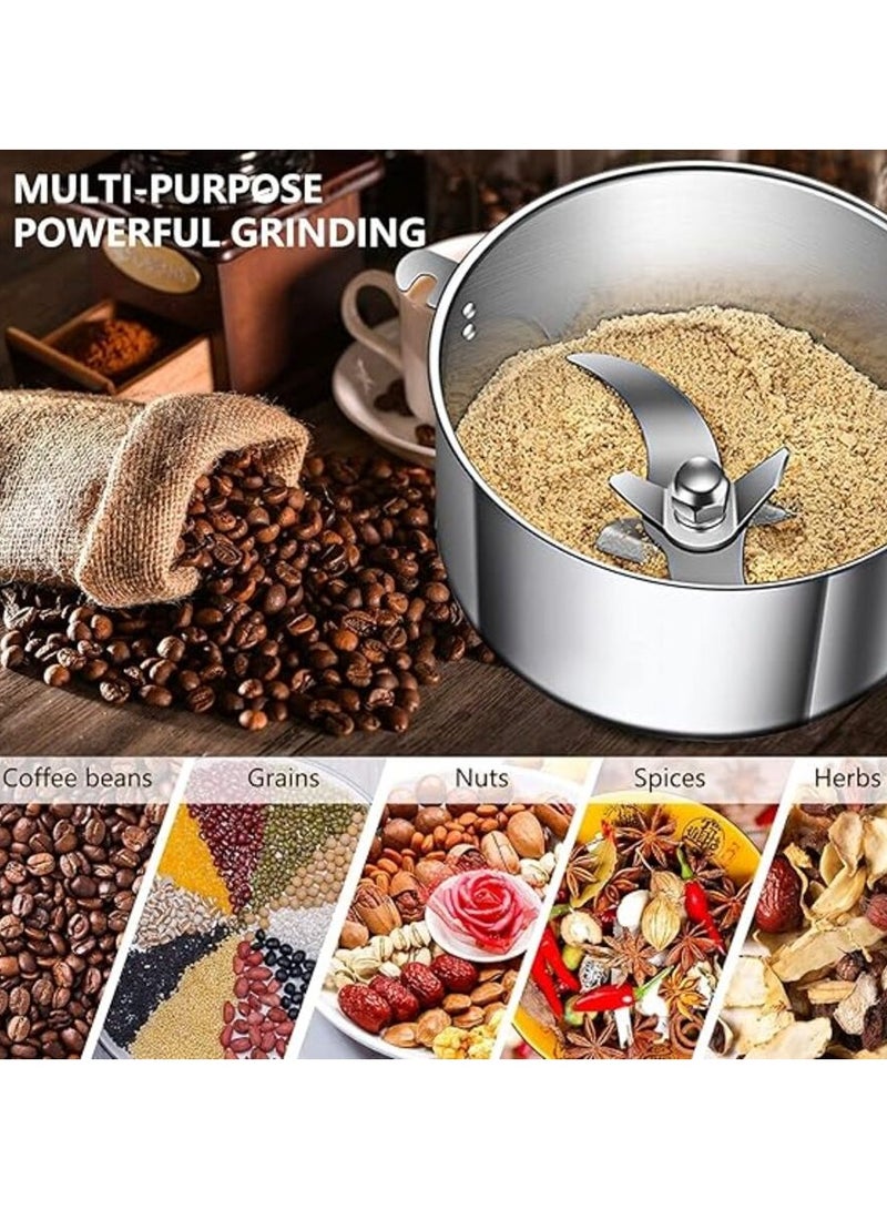 150g Electric Stainless Steel High-speed Grain Grinder Mill 950W