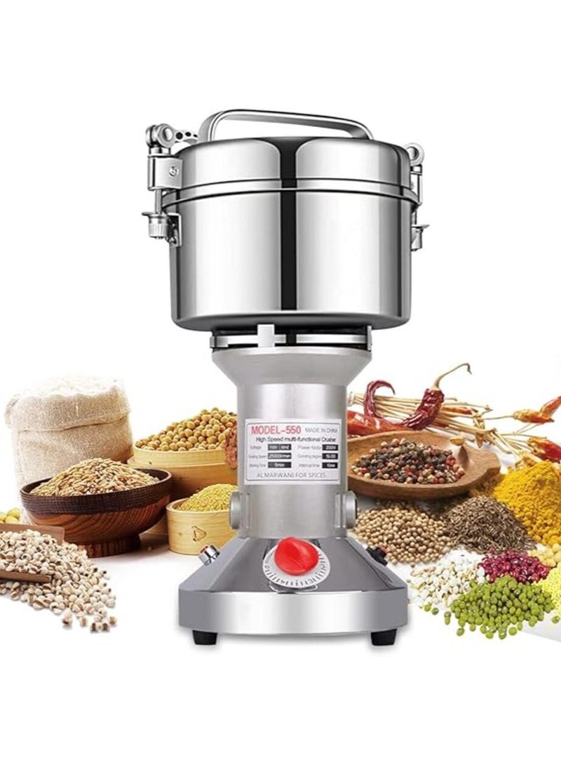 150g Electric Stainless Steel High-speed Grain Grinder Mill 950W