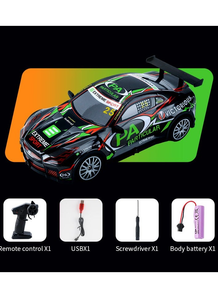 Cross-border 2.4G remote control car with cool lights, four-wheel drive high-speed drift racing car 1:20 children’s electric model toy