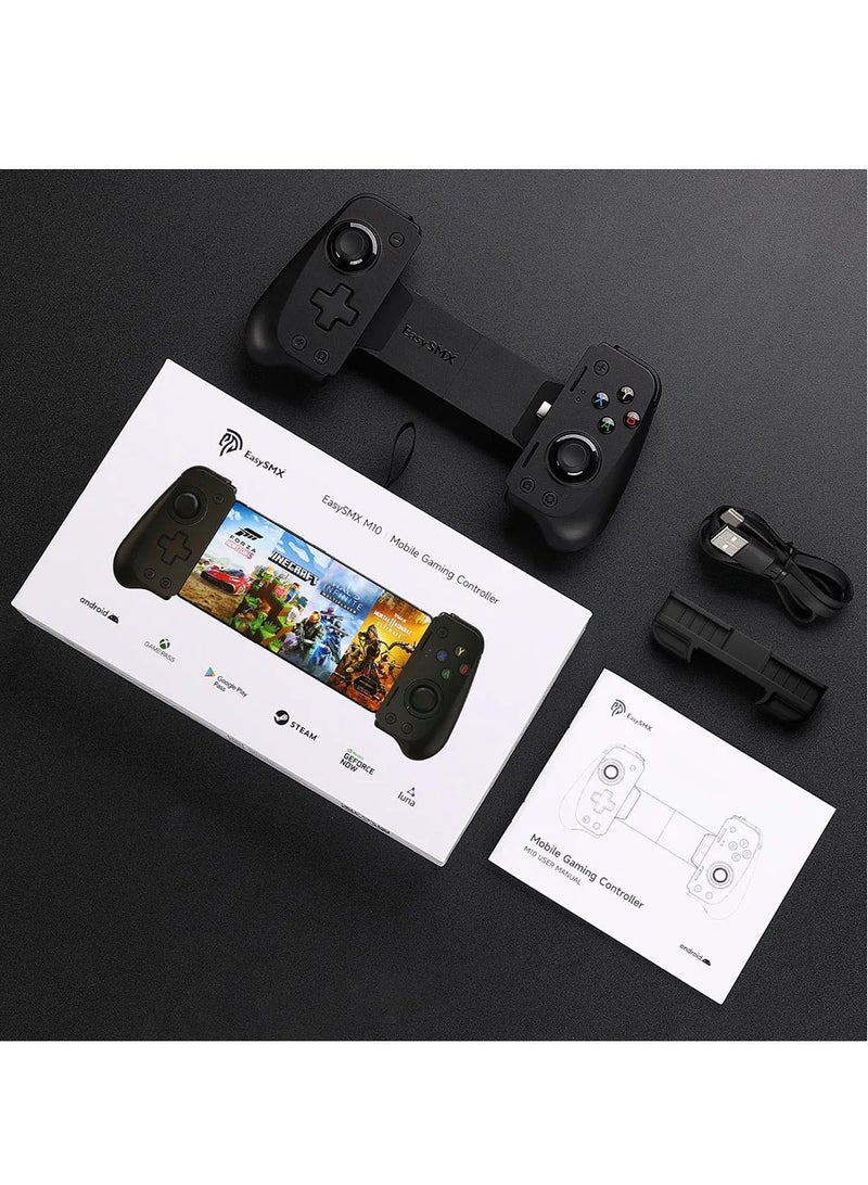 EasySMX M10 Mobile Phone Controller for Android Phone, Xbox Game Pass, iPhone Series, Hall Effect Trigger Joystick (Lightning Connector)