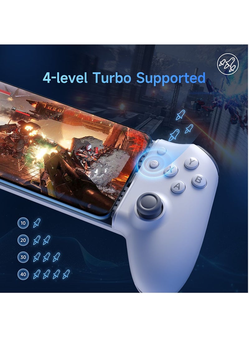 EasySMX M15 Mobile Phone Gamepad, Type-C Hall Joystick Mechanical Controller, for Android Phone/iPhone/Cloud Gaming/Xbox