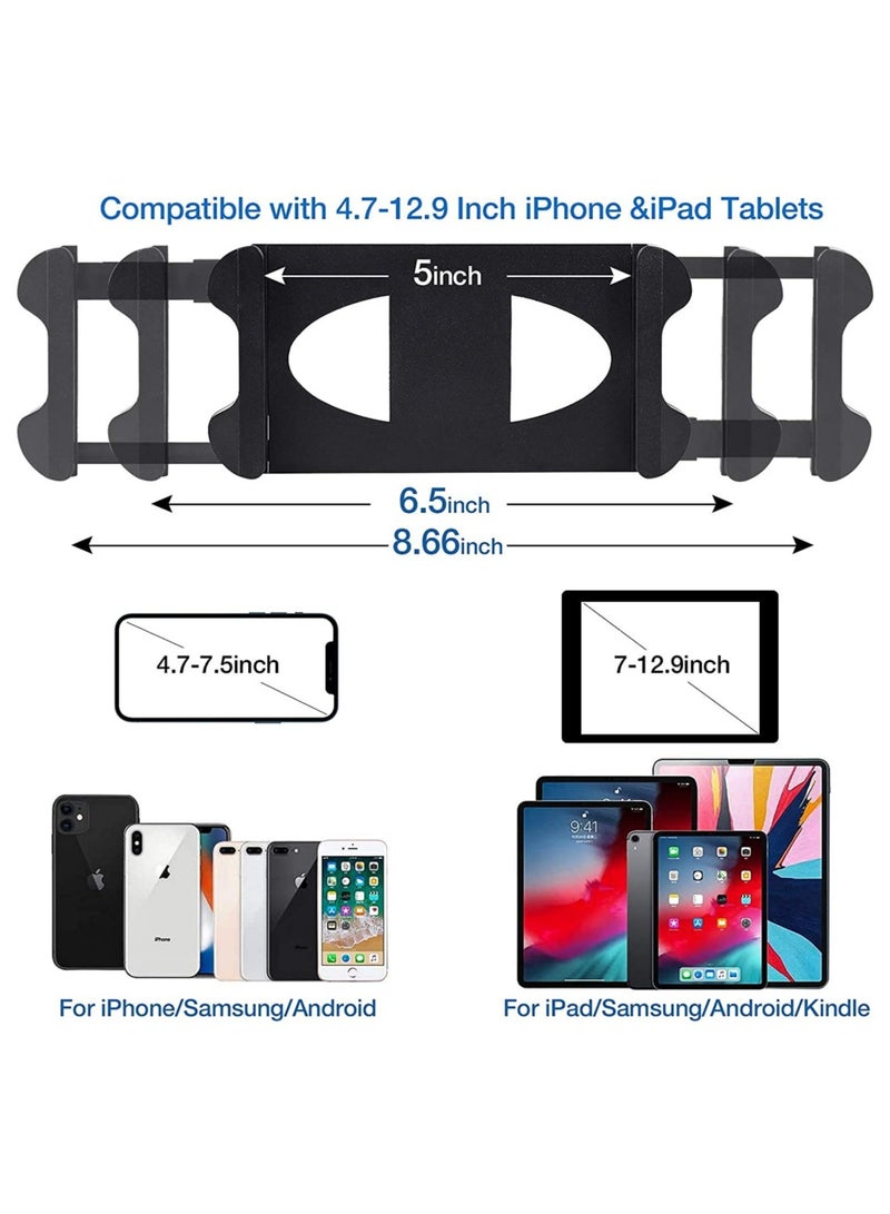 Tabletop Tablet Holder Stand, iPad Stand Floor Height Adjustable Tablet Tripod Stand for iPad Mini 1, 2, 3, iPad Air, iPad 2, 3, 4, 5, 6 and Most 7-10 inches Tablets, Easy Carrying Bag