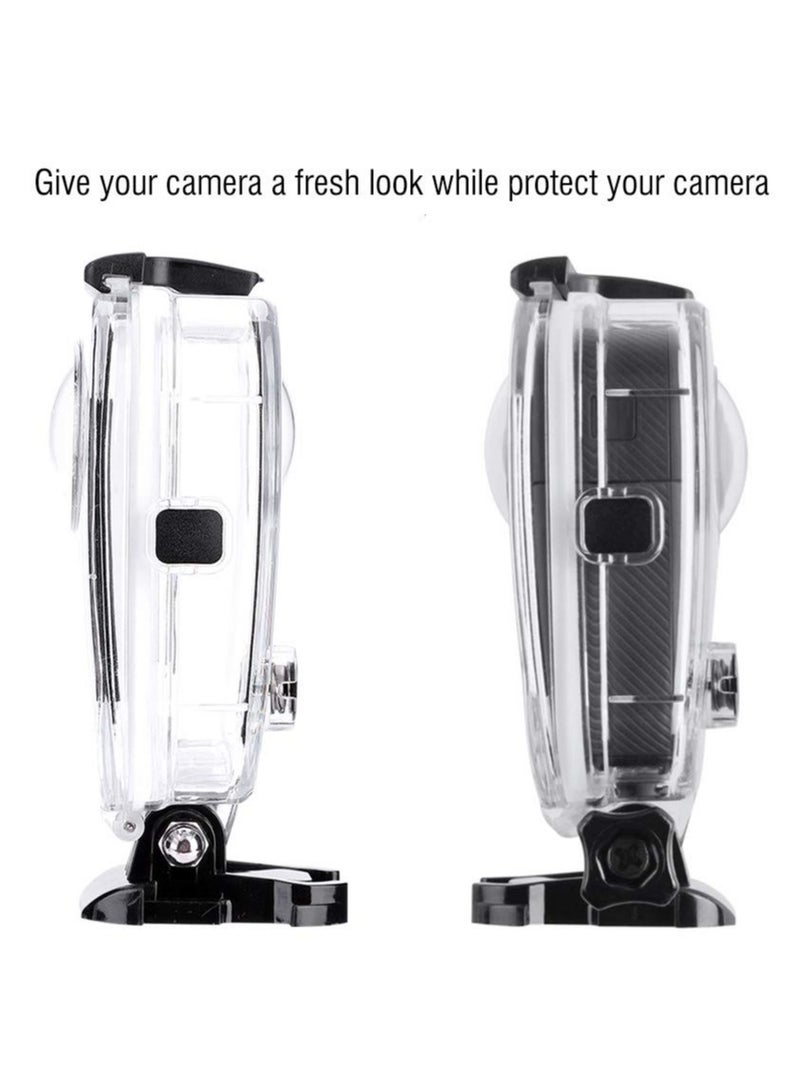 45M Waterproof Diving Case Replacement Shell for GoPro Fusion - Durable Underwater Protective Housing Cover